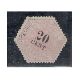 20 cent telegram Specimen