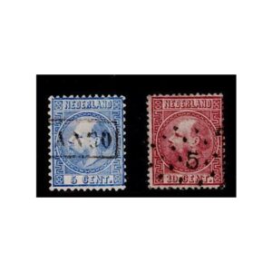 1867 5ct en 10ct nr. 7 en 8