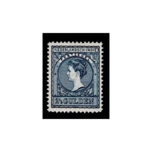 1908 Indië 2½ gld zwartblauw nr. 59