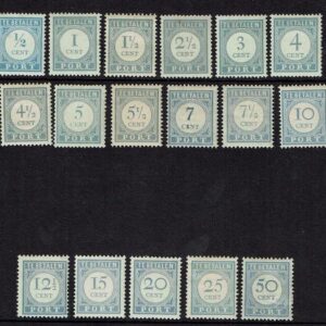 complete serie (P44/P60) gestempeld