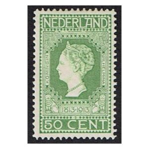 1913 50 ct jubileumzegel nr. 97