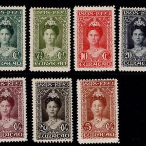 1923 CURACAO jubileumserie nr. 75/81