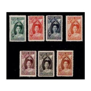 1923 SURINAME jubileumserie 104/110
