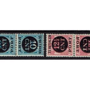 1924 keerdrukpaar Port (P67a+P68a)