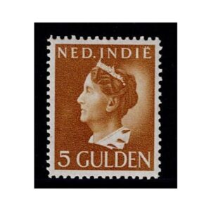 Indiλ 1941 5 gld geelbruin nr. 287