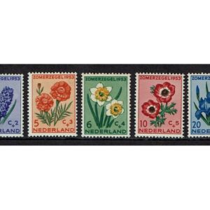 1953 bloemen zomerserie (602/606)