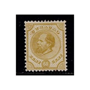 koning Willem III 60ct olijfgeel nr. 10