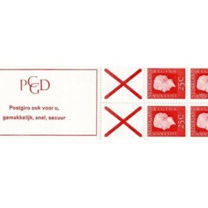 postzegelboekje 9dF