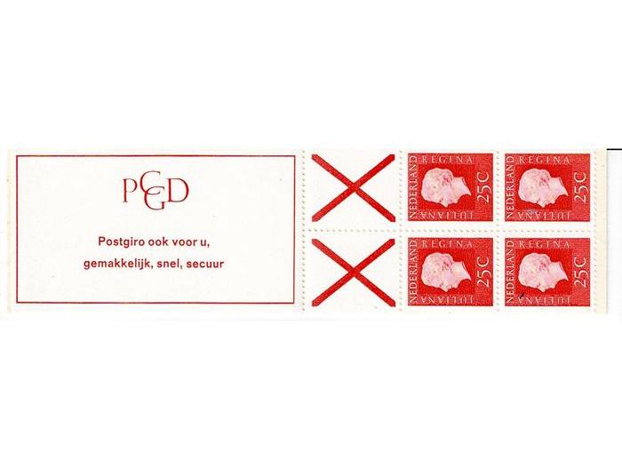postzegelboekje 9dF