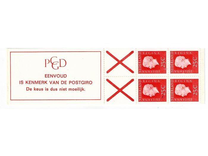 postzegelboekje 9fF
