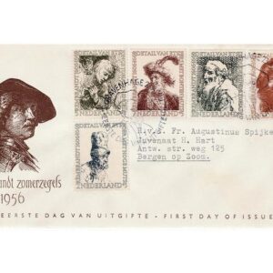 Rembrandt op EERSTEDAGENVELOP E25