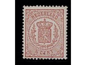 1870 ½ct bruin wapenzegel nr. 13