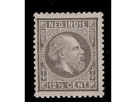 1886 Indië 12½ ct grijs nr. 10