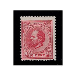 1872 Willem III 10cent rood nr. 21