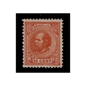 1872 Willem III 15 cent  nr. 23