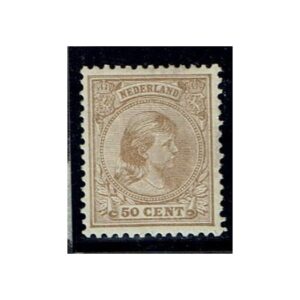 1891 50ct hangend haar nr.43