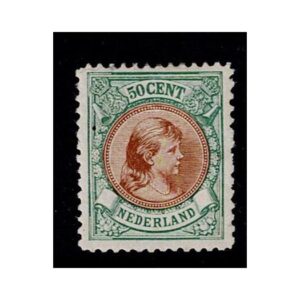 1896 50ct hangend haar nr. 45