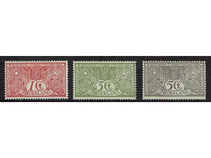1906 Tuberculose-zegels 84/86
