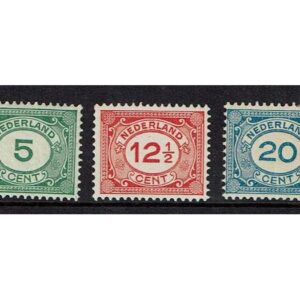 1921-1922 cijferserie (nr. 107/109)