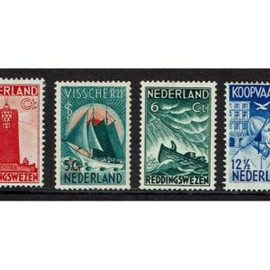 1933 zeemanszegels nr. 257/260