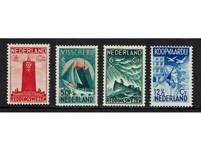 1933 zeemanszegels nr. 257/260
