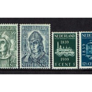 1939 willibrord en spoorwegen (nr. 323/326)