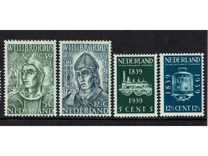 1939 willibrord en spoorwegen (nr. 323/326)