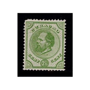 koning Willem III 2½ct groen nr. 1