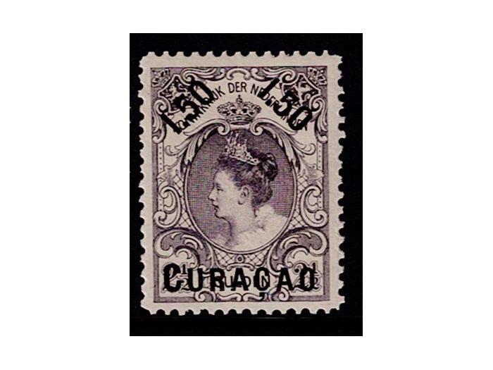 1½ gld op 2½ gulden los nr. 28