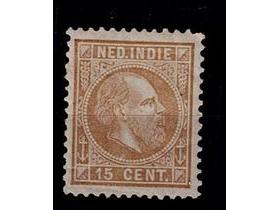 Indië 15ct grijsbruin nr. 11