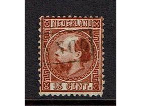 1867 derde emisiie 15ct bruin nr 9
