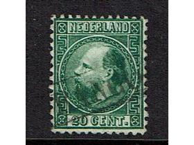 1867 derde emissie 20ct groen nr. 10