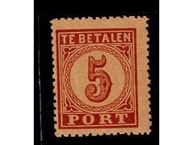 1870 5ct bruin Port nr. P1