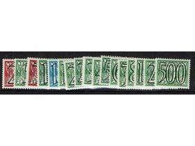 1940 guilloche (traliezegels) 356/373